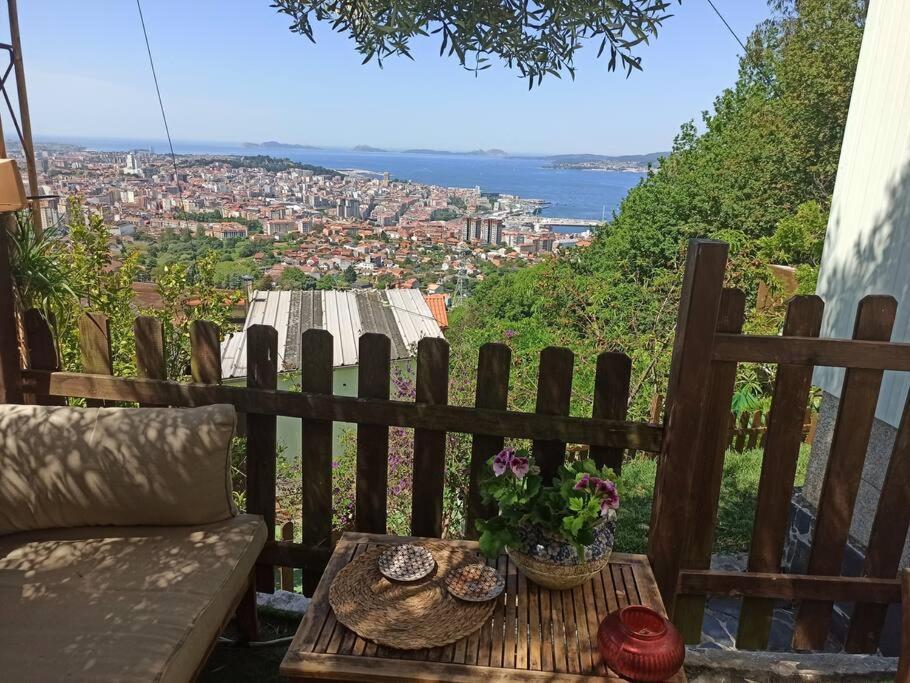 Villa Acogedora Casa Con Vistas Panoramicas De Vigo Exterior foto