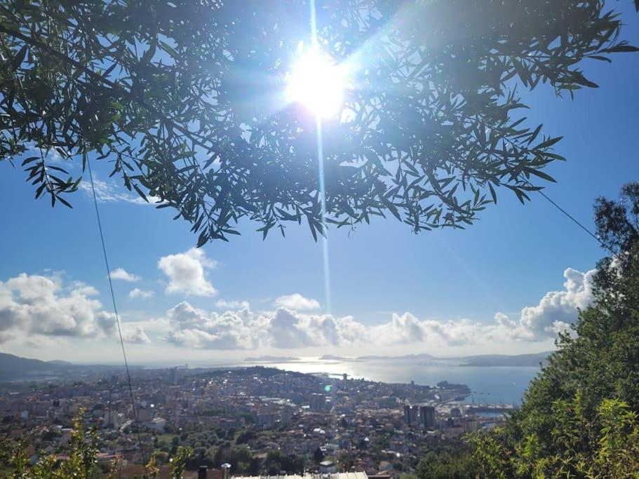 Villa Acogedora Casa Con Vistas Panoramicas De Vigo Exterior foto